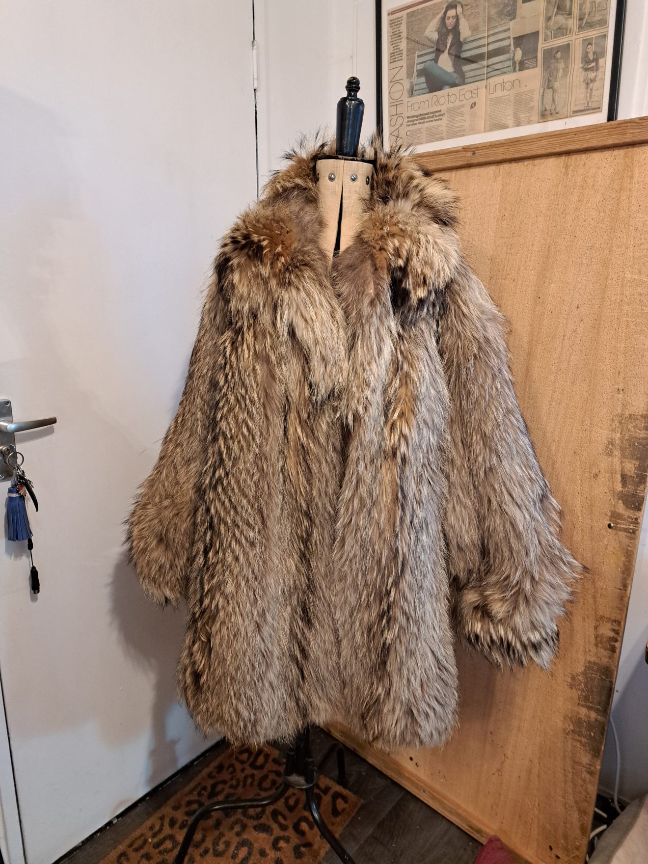 Commission Spotlight Upcycling Two Vintage Fur Coats into a Decadent