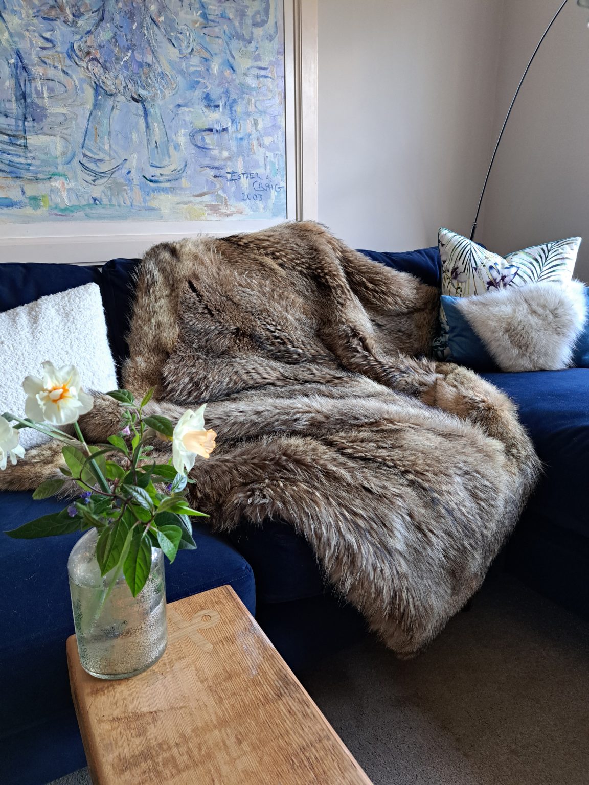 Commission Spotlight Upcycling Two Vintage Fur Coats into a Decadent